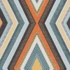 SCHÖNER LEBEN. Kissenhülle Clarke & Clarke STUDIO G geometrisch Ethno Raute creme bunt verschiedene Größen