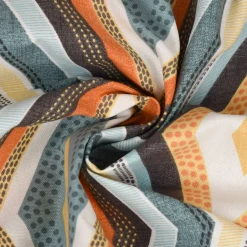 SCHÖNER LEBEN. Kissenhülle Clarke & Clarke STUDIO G geometrisch Ethno Raute creme bunt verschiedene Größen