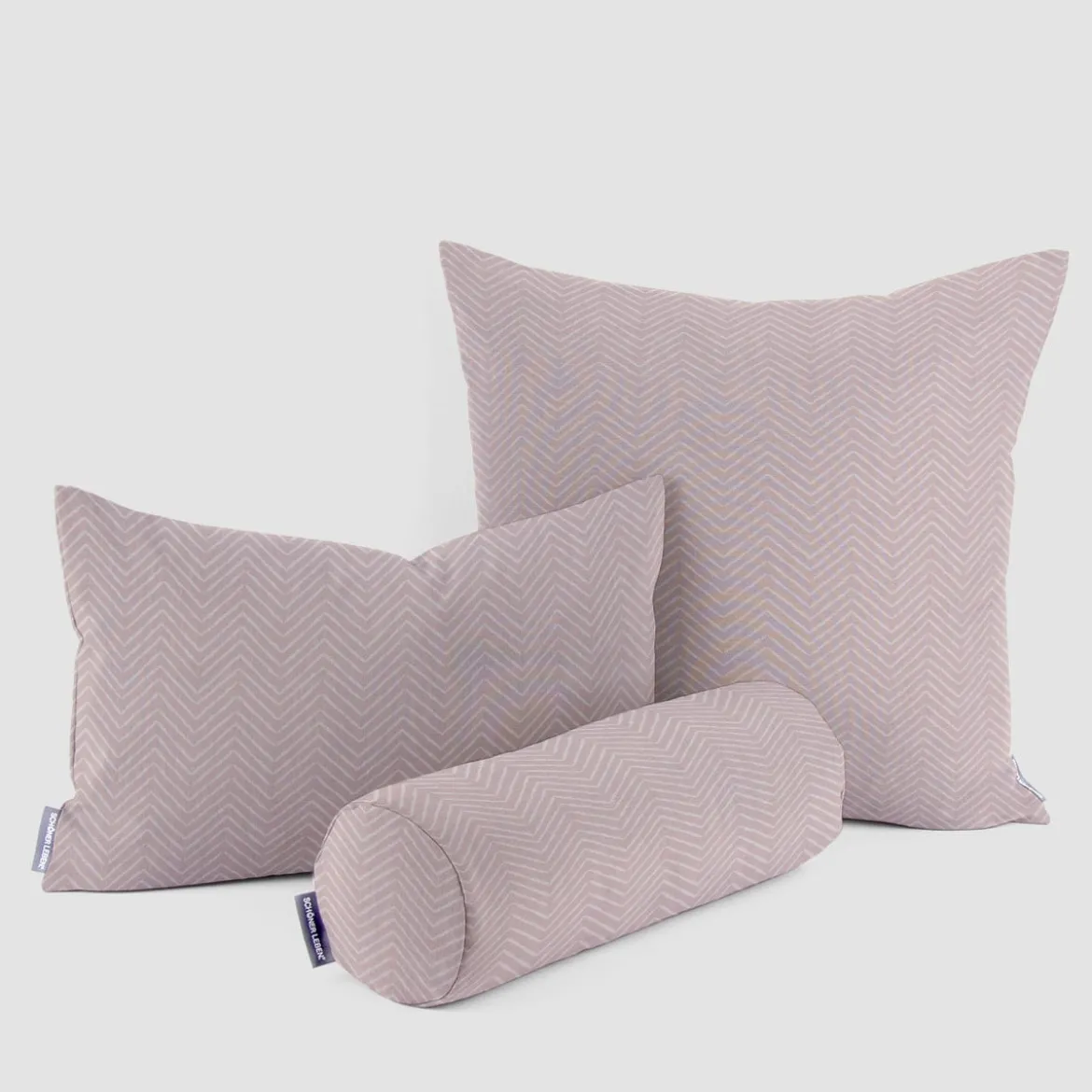 SCHÖNER LEBEN. Kissenhülle Clarke & Clarke STUDIO G Pica ZickZack rosa verschiedene Größen
