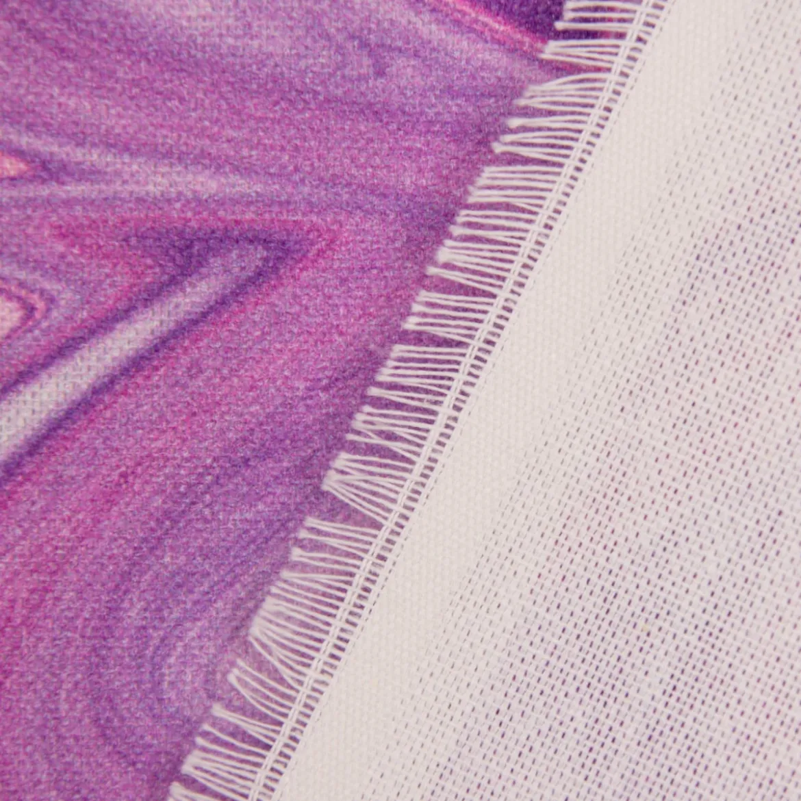 SCHÖNER LEBEN. Kissenhülle Digitaldruck Retro Batik lila pink verschiedene Größen