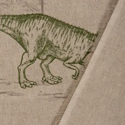 SCHÖNER LEBEN. Kissenhülle Dinosaurier natur grün verschiedene Größen