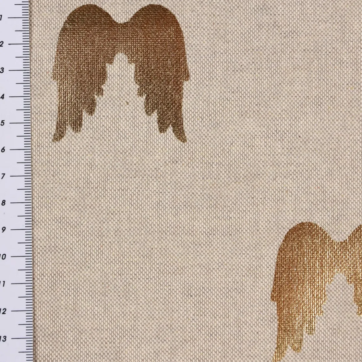 SCHÖNER LEBEN. Kissenhülle Engelsflügel natur gold metallic verschiedene Größen