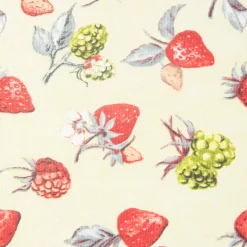Schöner Leben Kissenhülle Erdbeere Brombeere grün rot 50x50cm