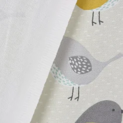 SCHÖNER LEBEN. Kissenhülle Fryett`s Birds Vögel beige grau mint senf verschiedene Größen