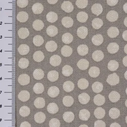 SCHÖNER LEBEN. Kissenhülle Fryett`s Halbpanama Spotty Punkte grau verschiedene Größen