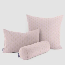 SCHÖNER LEBEN. Kissenhülle Glamour Schuppen Fächer rosa gold verschiedene Größen