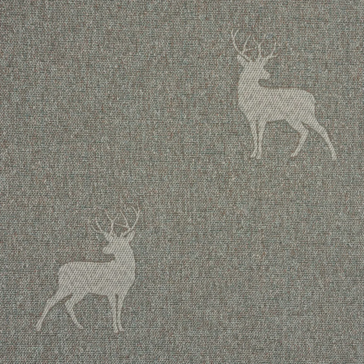 SCHÖNER LEBEN. Kissenhülle helle Hirsche beige braun türkis verschiedene Größen