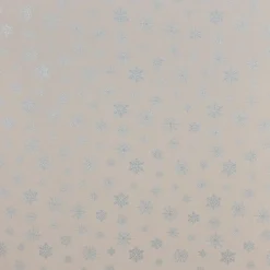 SCHÖNER LEBEN. Kissenhülle Ice Star Schneeflocken Eiskristalle beige hellblau silberfarbig verschiedene Größen