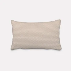 SCHÖNER LEBEN. Kissenhülle Jacquard Punkte beige dunkelbeige verschiedene Größen