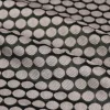 SCHÖNER LEBEN. Kissenhülle Jacquard Punkte schwarz silbergrau verschiedene Größen