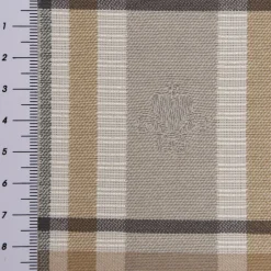 SCHÖNER LEBEN. Kissenhülle Karos mit Herzchen beige verschiedene Größen