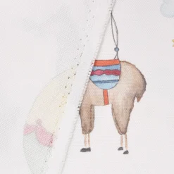 SCHÖNER LEBEN. Kissenhülle Lamarama mit Lamas, Pandas und Heißluftballons verschiedene Größen