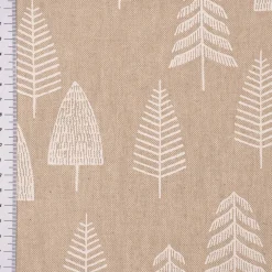 SCHÖNER LEBEN. Kissenhülle Leinenlook Forest Trees Handcraft Bäume abstrakt natur weiß verschiedene Größen