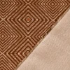 SCHÖNER LEBEN. Kissenhülle Leinenlook Ethnic Diamond Raute Ethno natur braun verschiedene Größen