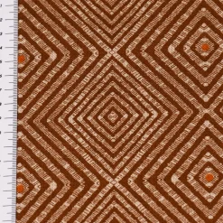 SCHÖNER LEBEN. Kissenhülle Leinenlook Ethnic Diamond Raute Ethno natur braun verschiedene Größen