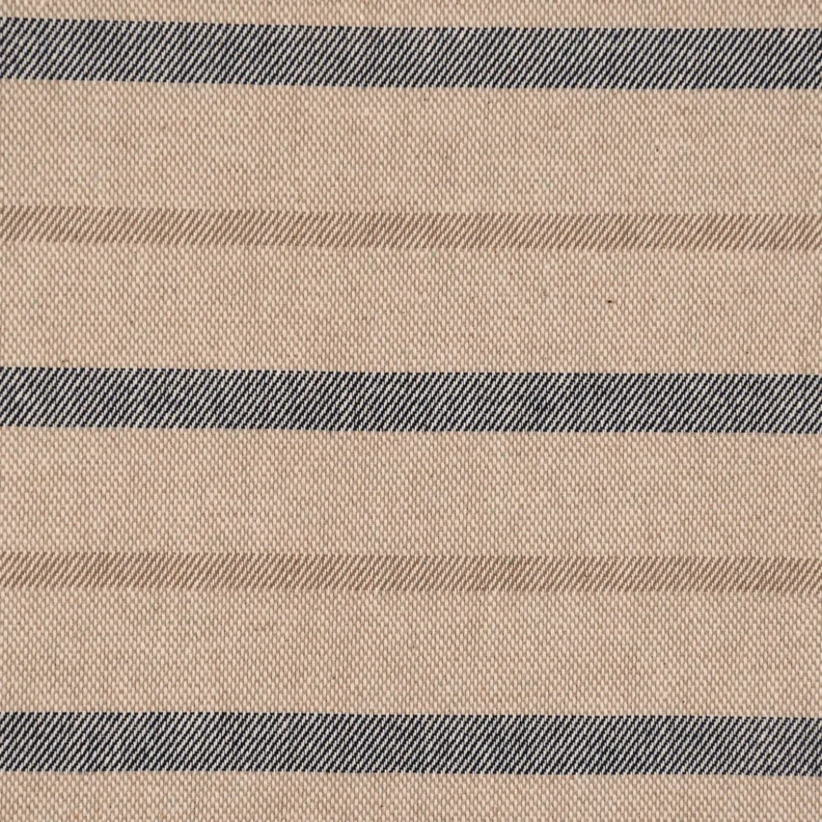 SCHÖNER LEBEN. Kissenhülle Leinenlook Riviera Stripe Small Streifen natur blau verschiedene Größen