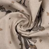 SCHÖNER LEBEN. Kissenhülle Leinenlook Moose Winter Elche Love natur grau beige verschiedene Größen