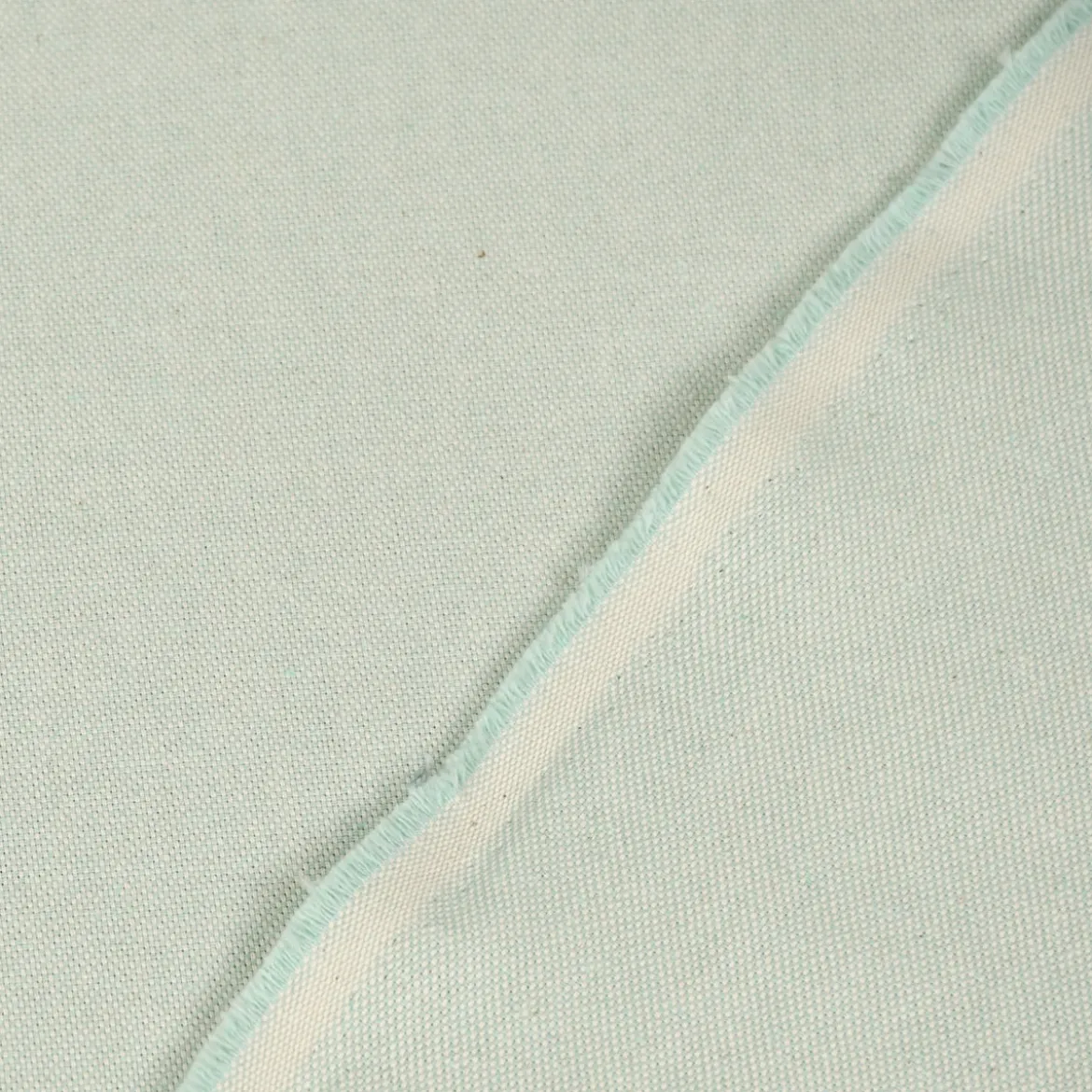 SCHÖNER LEBEN. Kissenhülle Leinenlook uni pastell mint verschiedene Größen