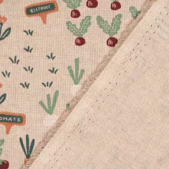 SCHÖNER LEBEN. Kissenhülle Leinenlook Farmhouse Cozy View Bauernhof Garten natur weiß mint verschiedene Größen