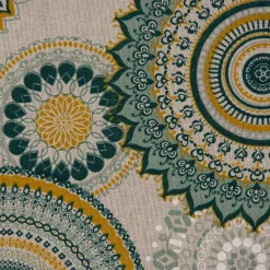 SCHÖNER LEBEN. Kissenhülle Mandalas natur grün verschiedene Größen