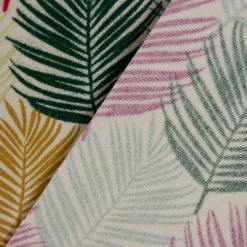 SCHÖNER LEBEN. Kissenhülle Outdoor Palmenblätter weiß bunt verschiedene Größen