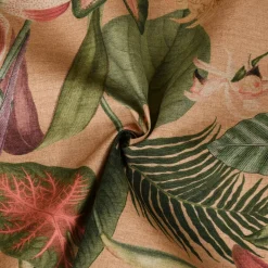 SCHÖNER LEBEN. Kissenhülle Outdoor Romantic Botanic Exotik Blumen beige grün rosa verschiedene Größen