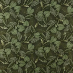 SCHÖNER LEBEN. Kissenhülle Outdoor Botanic Leaf Detailed Blätter Exotik grün verschiedene Größen