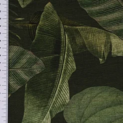 SCHÖNER LEBEN. Kissenhülle Outdoor Botanic Leaf Detailed Blätter Exotik grün verschiedene Größen