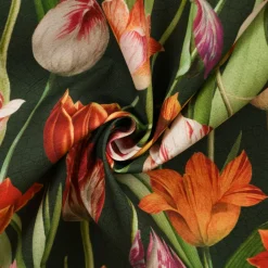 SCHÖNER LEBEN. Kissenhülle Outdoor Tulip Painting Tulpen grün rot verschiedene Größen