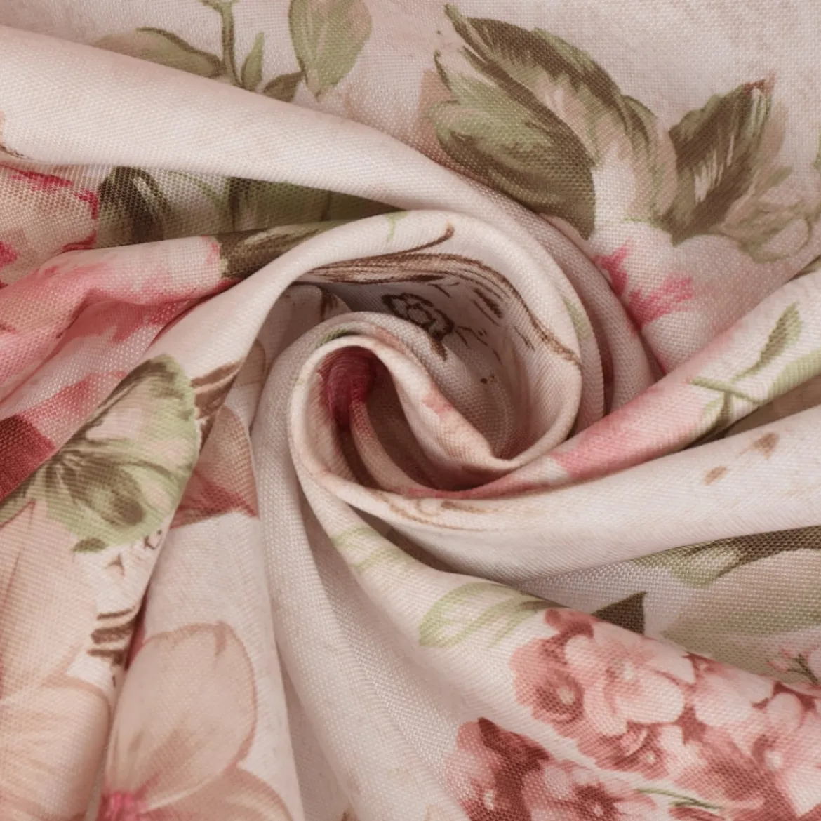 SCHÖNER LEBEN. Kissenhülle Rosen Pfingstrosen Blüten Ornamente creme rosa pink grün verschiedene Größen