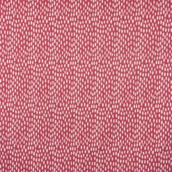 SCHÖNER LEBEN. Kissenhülle rot mit Kleksen Tropfen 30x50cm