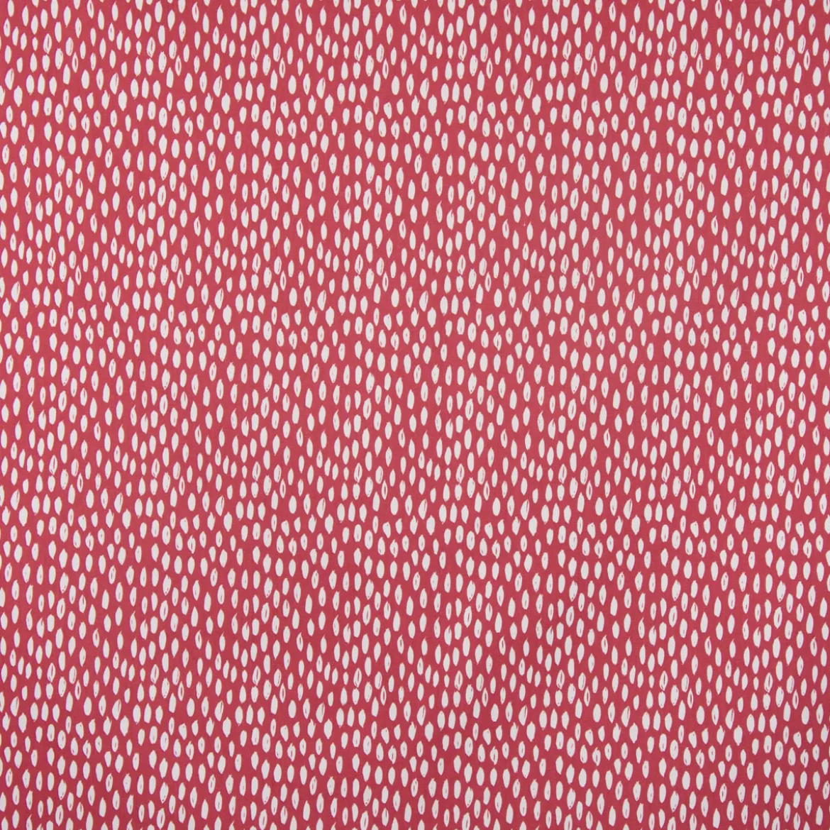 SCHÖNER LEBEN. Kissenhülle rot mit Kleksen Tropfen 30x50cm