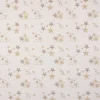 SCHÖNER LEBEN. Kissenhülle Sterne beidseitig beige gold 30x50cm
