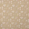 SCHÖNER LEBEN. Kissenhülle Sterne beidseitig gold beige 30x50cm
