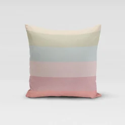 SCHÖNER LEBEN. Kissenhülle Streifen 9,5cm mint rosa beere rot gelb grün versch. Größen