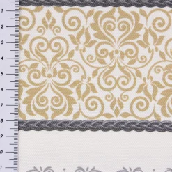 SCHÖNER LEBEN. Kissenhülle Streifen Ornamente ecru grau beige verschiedene Größen