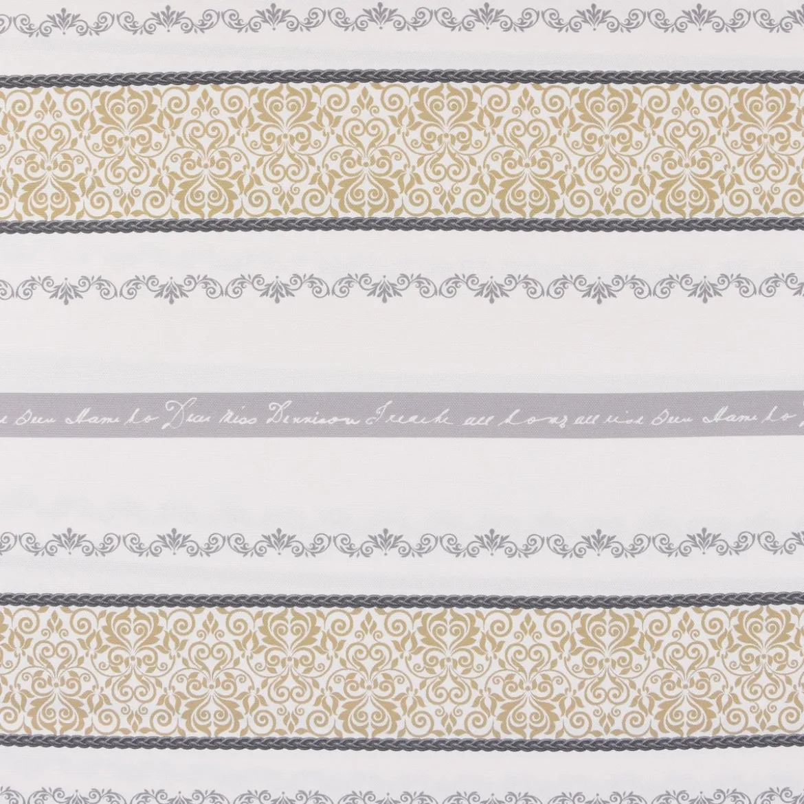 SCHÖNER LEBEN. Kissenhülle Streifen Ornamente ecru grau beige verschiedene Größen