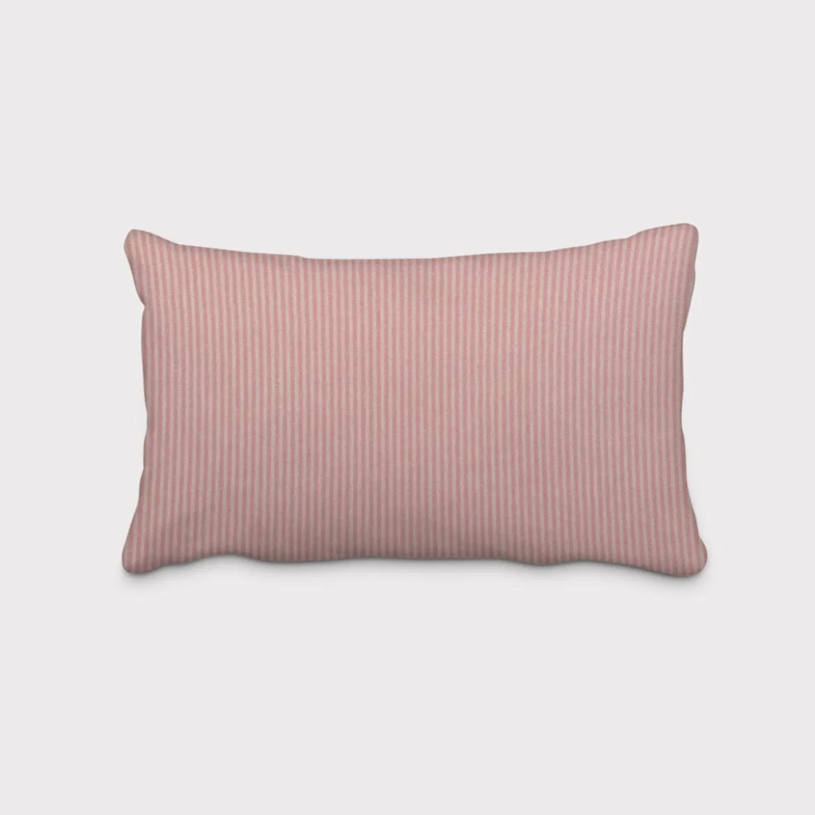 SCHÖNER LEBEN. Kissenhülle Streifen senkrecht 3mm creme rosa verschiedene Größen