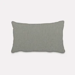 SCHÖNER LEBEN. Kissenhülle Streifen 3mm beige mintgrün verschiedene Größen