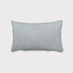 SCHÖNER LEBEN. Kissenhülle STUDIO G Rainfall Regentropfen mineral blau weiß verschiedene Größen