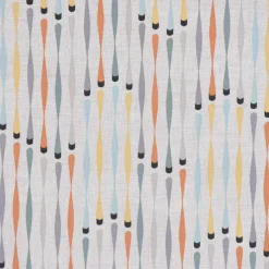 SCHÖNER LEBEN. Kissenhülle STUDIO G geometrisch Stäbchen beige blau gelb orange grau verschiedene Größen