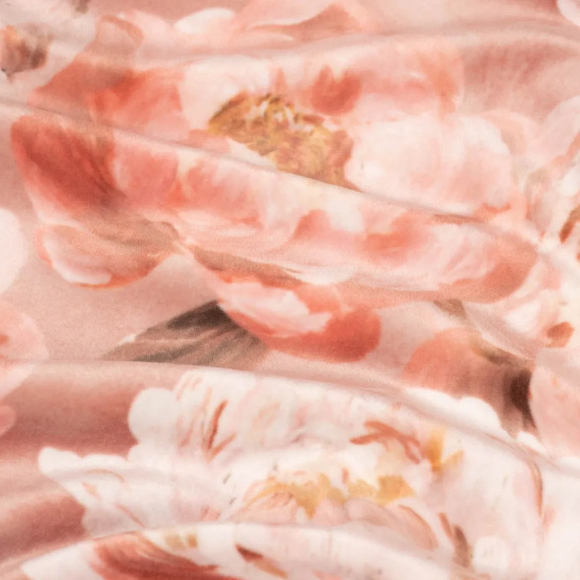 SCHÖNER LEBEN. Kissenhülle Velvet Deluxe Romantic Peony Dream Pfingstrosen rosa verschiedene Größen