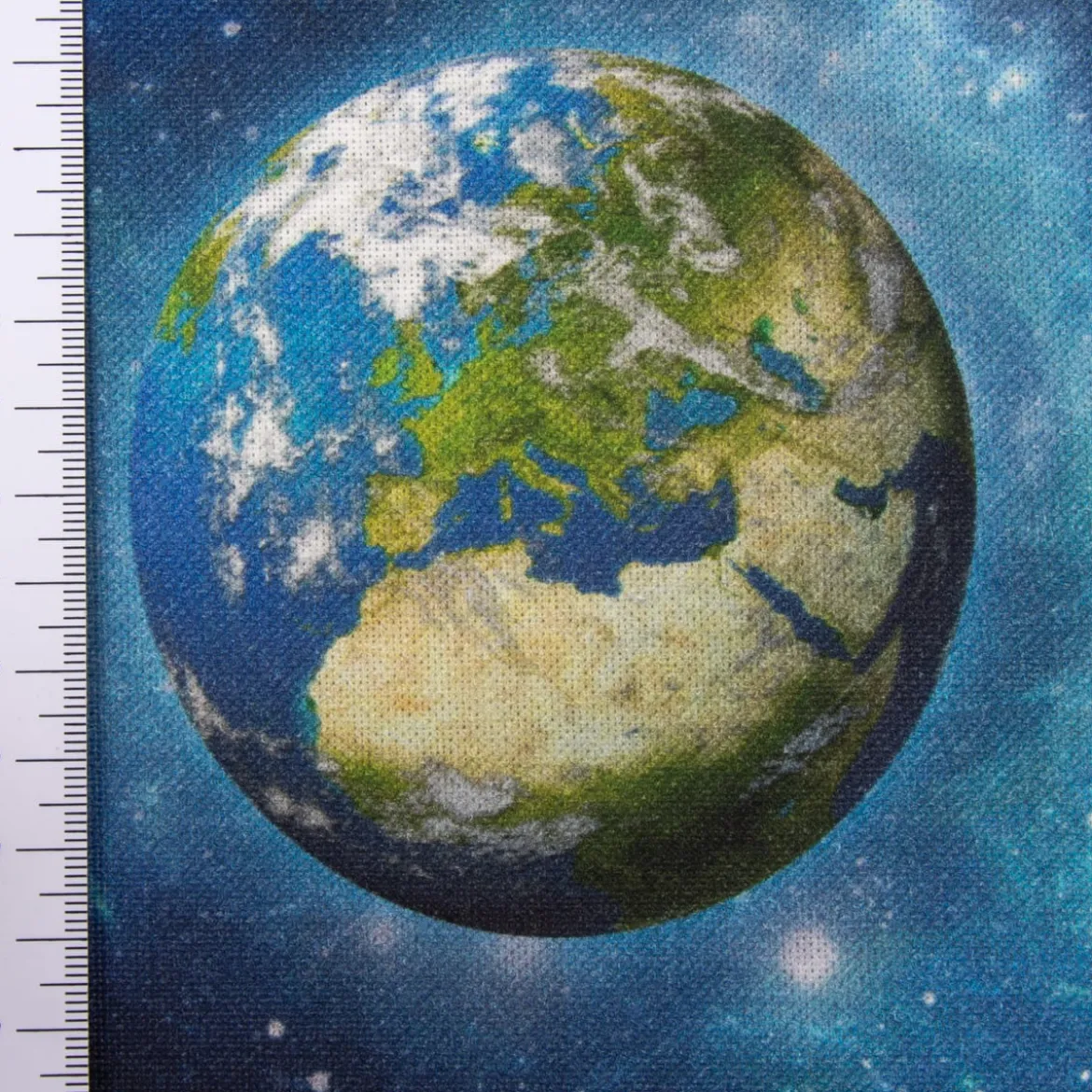 SCHÖNER LEBEN. Kissenhülle Weltall Planeten Erde blau bunt verschiedene Größen
