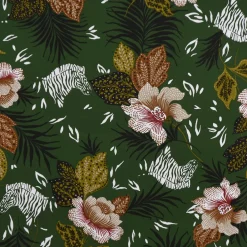 SCHÖNER LEBEN. Kissenhülle ZOOP Blumen Zebra grün braun weiß schwarz verschiedene Größen