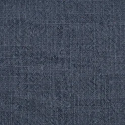 SCHÖNER LEBEN. Stoffservietten 4er Set Bio Ramie Leinenoptik dunkelblau 40x40cm