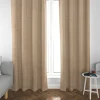 SCHÖNER LEBEN. Thermovorhang Thermochenille Akustik Kälteschutz sand beige 245cm oder Wunschlänge
