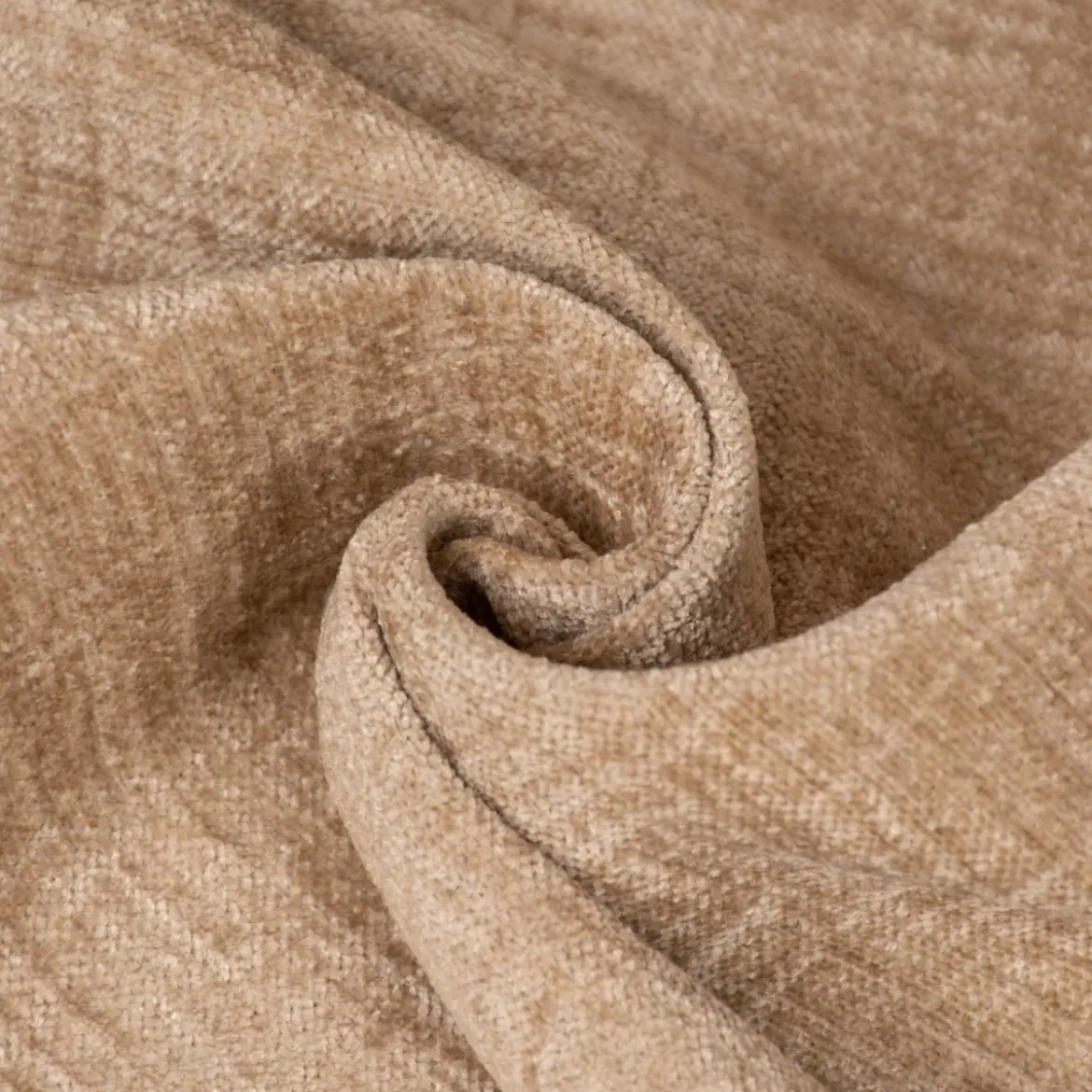 SCHÖNER LEBEN. Thermovorhang Thermochenille Akustik Kälteschutz INUIT beige 245cm oder Wunschlänge