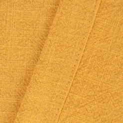SCHÖNER LEBEN. Tischdecke Bio Ramie Leinenoptik einfarbig senf gelb verschiedene Größen