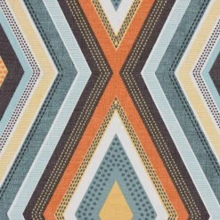 SCHÖNER LEBEN. Tischdecke Clarke & Clarke STUDIO G geometrisch Ethno Raute creme bunt verschiedene Größen