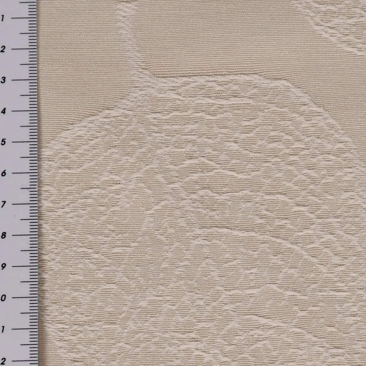 SCHÖNER LEBEN. Tischdecke Jacquard Blätter hellbeige weiß verschiedene Größen